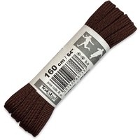 TOBBY LACES FLAT - BROWN 160CM