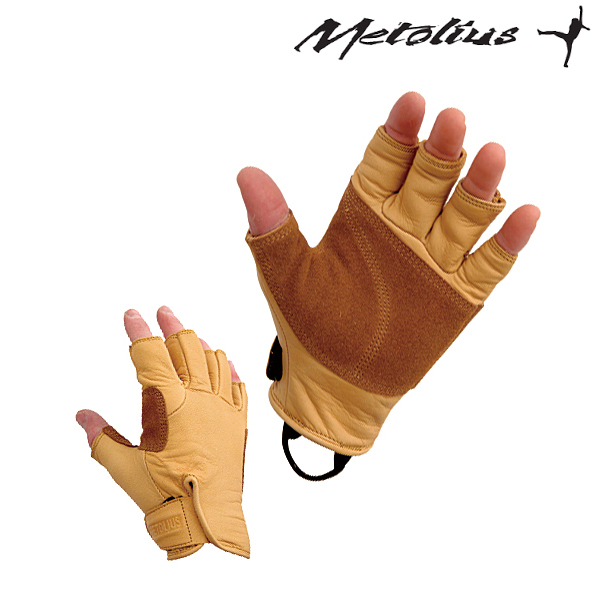 Natural XS Metolius 3/4 Finger Climbing Glove 