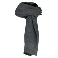 SHERPA DOUBLE LAYER MERINO SCARF CHARCOAL