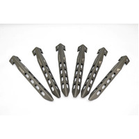 TOAKS TITANIUM LARGE V-SHAPED PEG - PACK OF 6