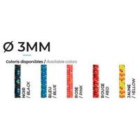 COUSIN TRESTEC 3MM CORD BLACK/BLUE  2.5KN PER METER
