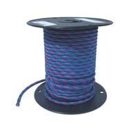 BLUE WATER STATIC NYLON CORD 6MM 8.4KN RED BLUE PER METER