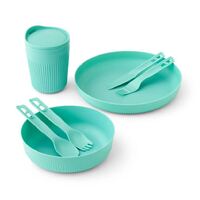 SEA TO SUMMIT PASSAGE DINNERWARE SET 7 PIECE - AQUA SEA