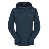 RAB FORCE HOODY WOMENS - TEMPEST BLUE - 10