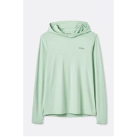 RAB FORCE HOODY WOMENS - FIG GREEN - 14