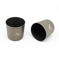 TOAKS TITANIUM 42ML SHOT GLASS (PACK OF 2)