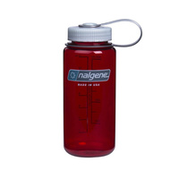 NALGENE WIDE MOUTH TRITAN 1000ML OUTDOOR RED WITH GREY LID