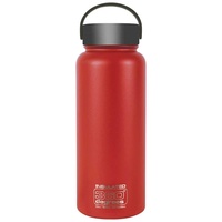 360 DEGREES WIDE MOUTH VACUUM INSULATED SS 1L BOTTLE - RED