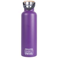 360 DEGREES NARROW MOUTH VACUUM INSULATED SS 750ML BOTTLES - PURPLE