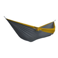 TICKET TO THE MOON DOUBLE HAMMOCK - LIGHT GREY WITH DARK YELLOW