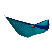 TICKET TO THE MOON DOUBLE HAMMOCK - TURQUOISE WITH ROYAL BLUE
